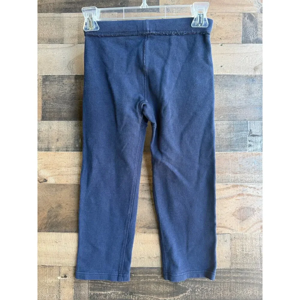 Polo Ralph Lauren Boys Navy Blue Yellow Graphic Sweatpants - Size 7 - Picture 4 of 8
